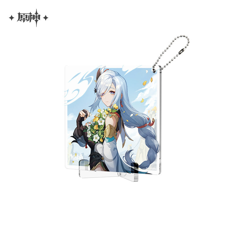 Acrylic strap / coaster avec standee [Genshin Impact] Fateful Day series (Plusieurs modèles)