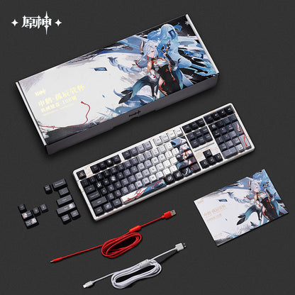 Clavier Mécanique QWERTY Wireless 108 touches [Genshin Impact] - Shenhe