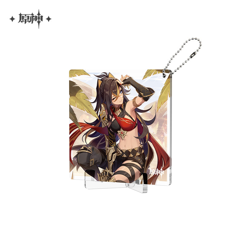 Acrylic strap / coaster avec standee [Genshin Impact] Fateful Day series (Plusieurs modèles)