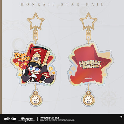 Acrylic Strap [Honkai: Star Rail] - Pom Pom - Série Emoticônes / Sticker (plusieurs modèles)