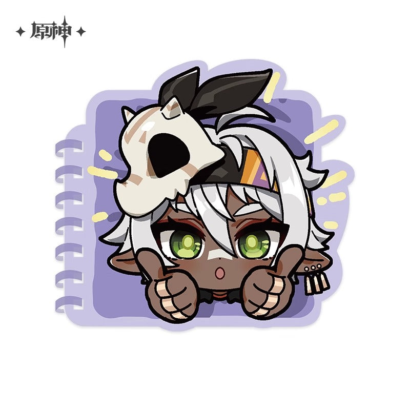 Mini Carnet a Spirale [Genshin Impact] - Iansan - Emoji / Emoticones Series