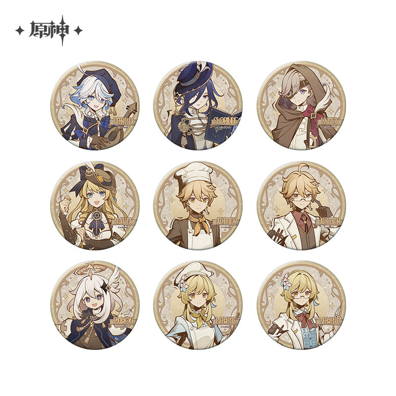 Badges [Genshin Impact] - Tabletop Troupe Pros (Plusieurs Modèles)