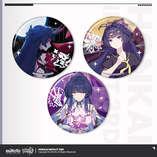 Set de 3 Badge [Honkai Impact 3rd] - Stigmata Series - Type C: Mei Raiden