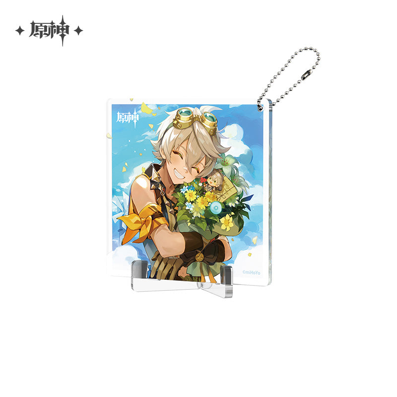 Acrylic strap / coaster avec standee [Genshin Impact] Fateful Day series (Plusieurs modèles)