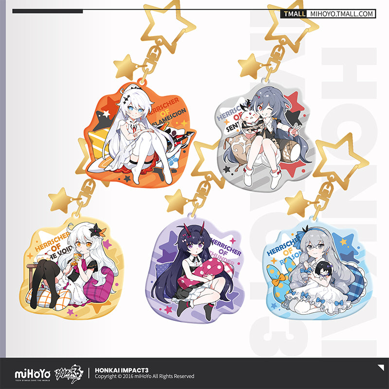 Metal Keychain [Honkai Impact 3rd] - Chibi Herrscher series vol1. (plusieurs modèles)