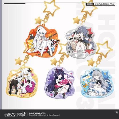 Metal Keychain [Honkai Impact 3rd] - Chibi Herrscher series vol1. (plusieurs modèles)