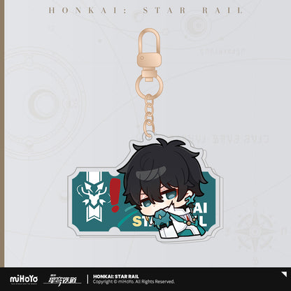 Acrylic Strap [Honkai: Star Rail] - Série Emoticônes / Sticker (plusieurs modèles)