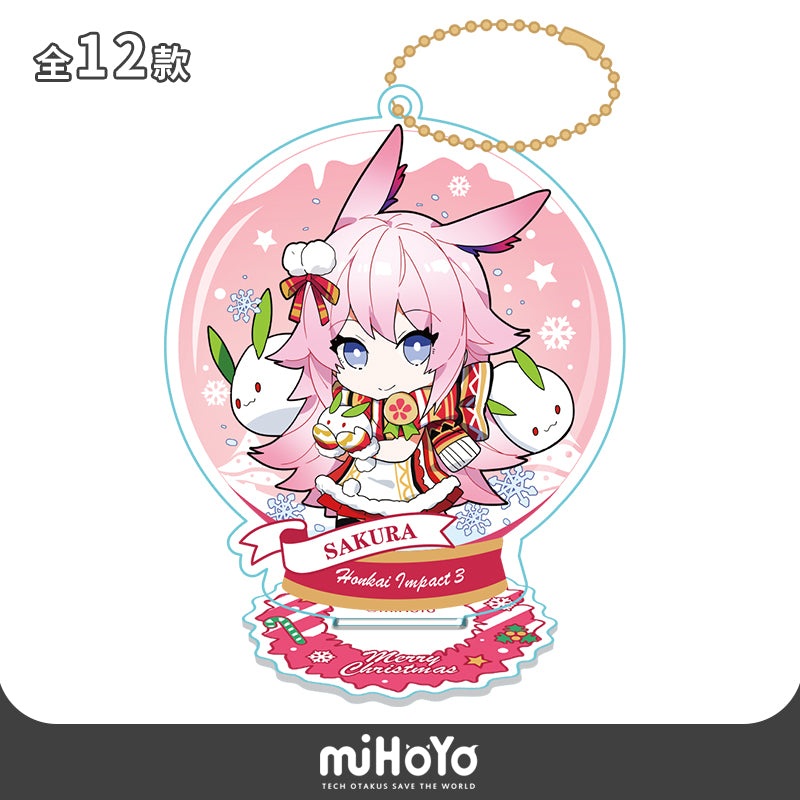 Acrylic Stand Strap [Honkai Impact 3rd] Yae Sakura- Xmas Snow Globe