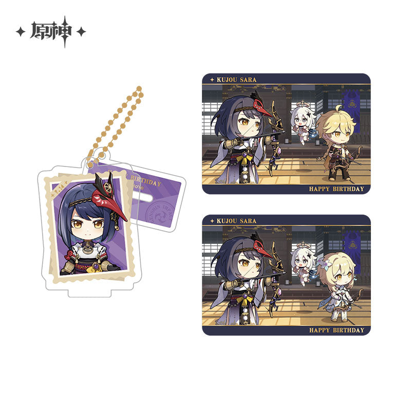 Acrylic Strap Standee Set [Genshin Impact] - Sara - Photos of a Good Time series