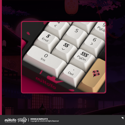 Clavier Mecanique 5108B PLUS (Remake ver.) QWERTY Wireless 108 touches [Honkai Impact 3rd] - Yae Sakura - Night Kasumi