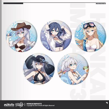 Badge [Honkai Impact 3rd] - Summer Cruise vol.2 (plusieurs modèles)