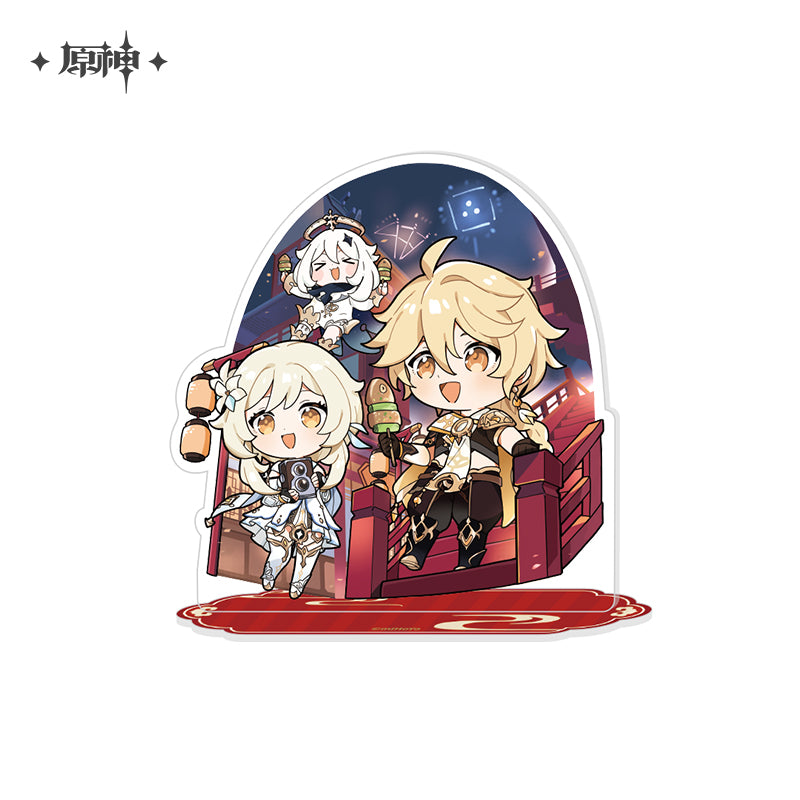 Acrylic Stand [Genshin Impact] - Chibi Scene Lantern Rite (Plusieurs modèles)