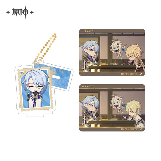 Acrylic Strap Standee Set [Genshin Impact] - Ayato - Photos of a Good Time series