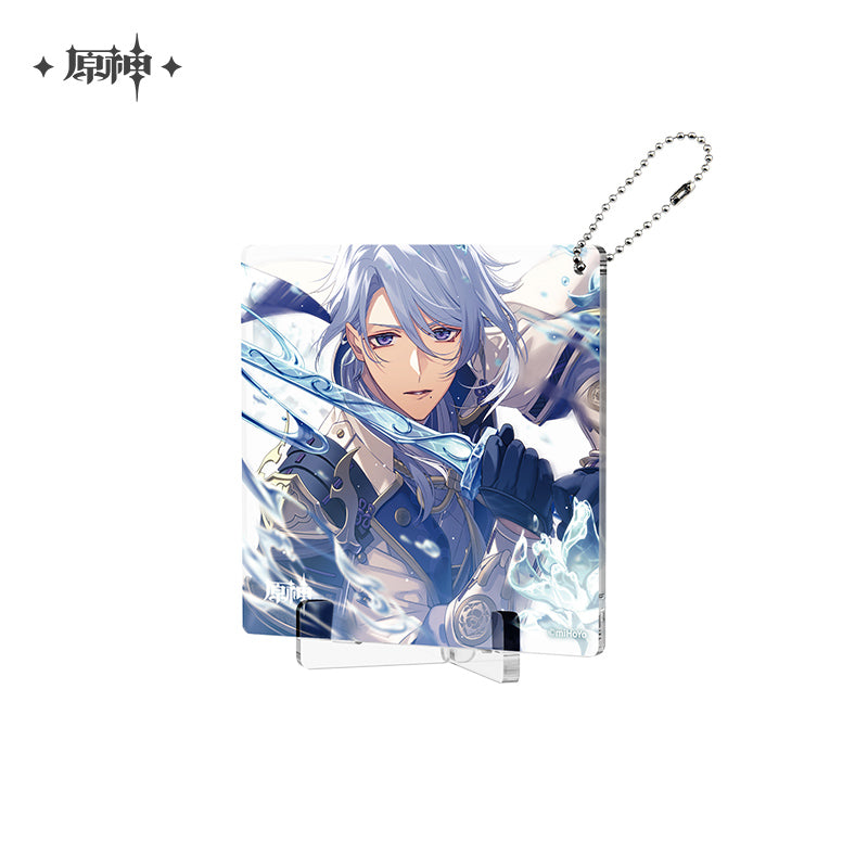 Acrylic strap / coaster avec standee [Genshin Impact] Fateful Day series (Plusieurs modèles)