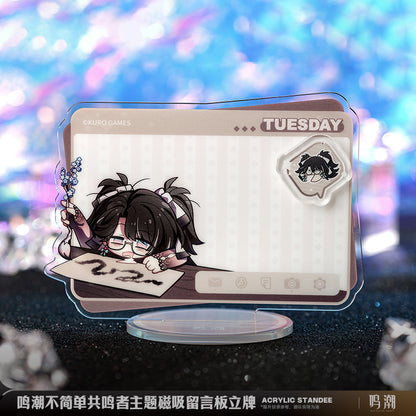 Acrylic Stand [Wuthering Waves] - Zhezhi Tuesday - Chibi Magnetic Message - Wutherium Geographic