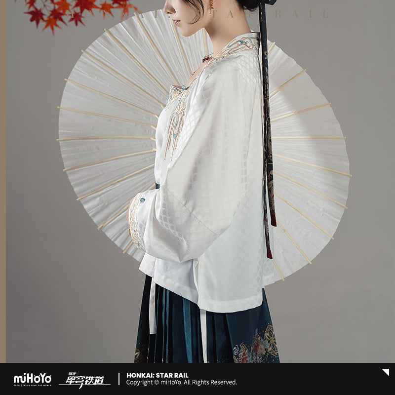 Hanfu / Haut [Honkai Star Rail] - Blanc - Dan Heng: Imbibitor Lunae Impressions