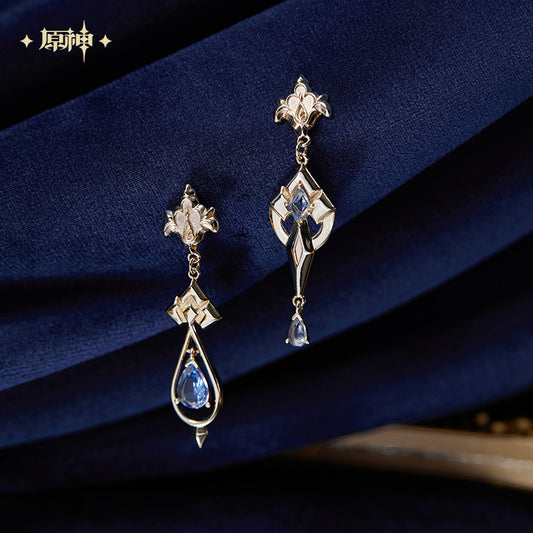 Boucles d'Oreilles [Genshin Impact] - Assymetric Type - Furina Impression Collection