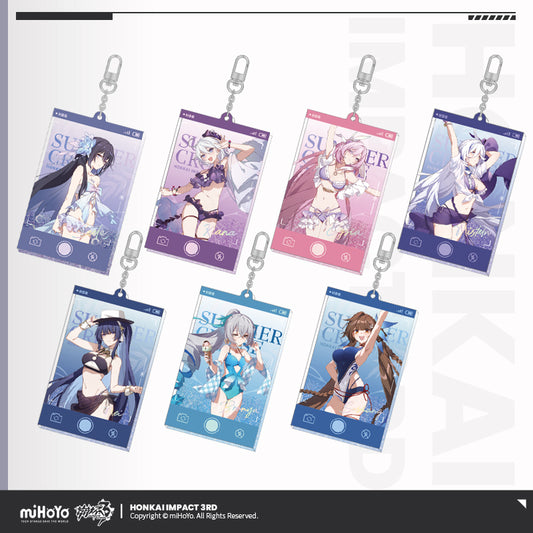 Glitter Acrylic Keychain [Honkai Impact 3rd] - Summer Cruise vol.3 (plusieurs modèles)