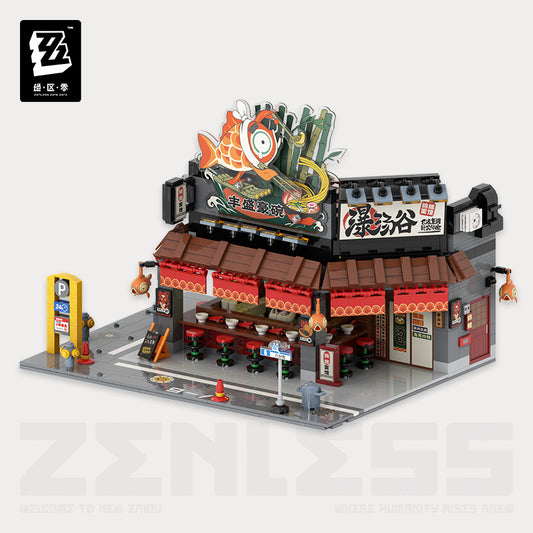 Maquette de Block a construire [ZZZ Zenless Zone Zero] - Waterfall Soup - 6th Street Collection