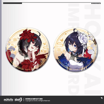 Badge Set [Honkai Impact 3rd] - Seele et Veliona - Mirrored Flourish