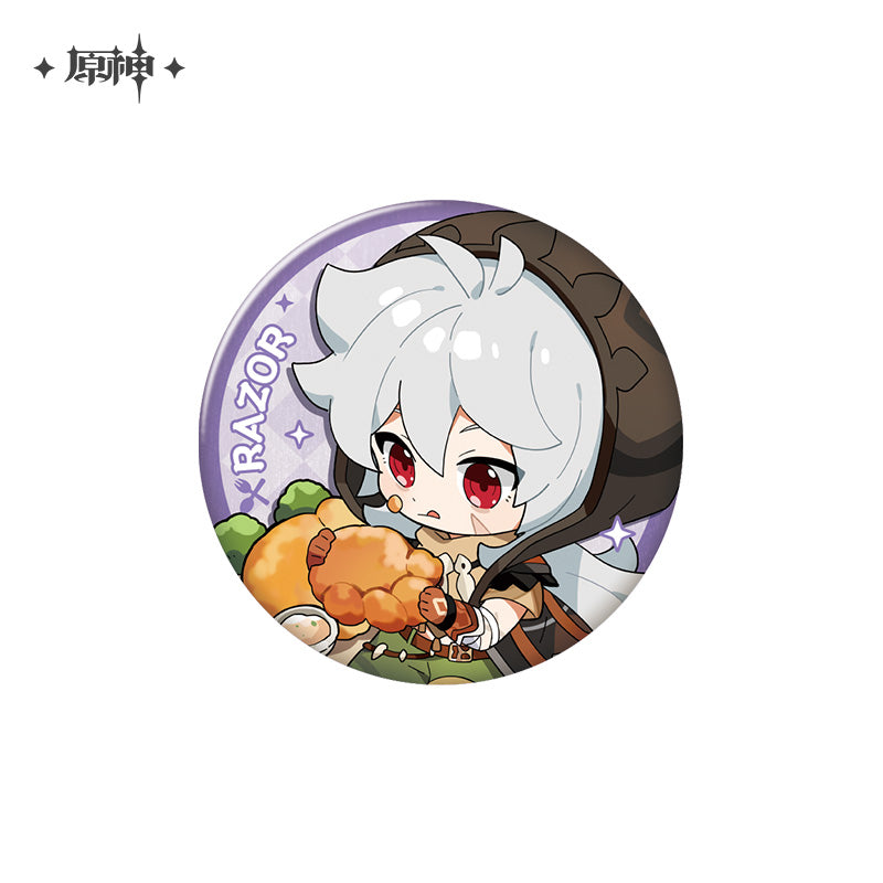 Badge [Genshin Impact] Delicious Party vol.2  (plusieurs modèles)