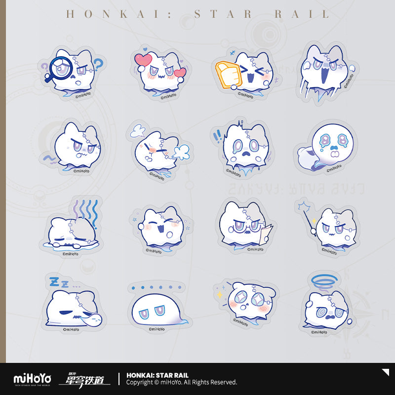 Set de Stickers [Honkai: Star Rail] - Série Emoticônes / Sticker - Pom Pom Exhibition Hall series