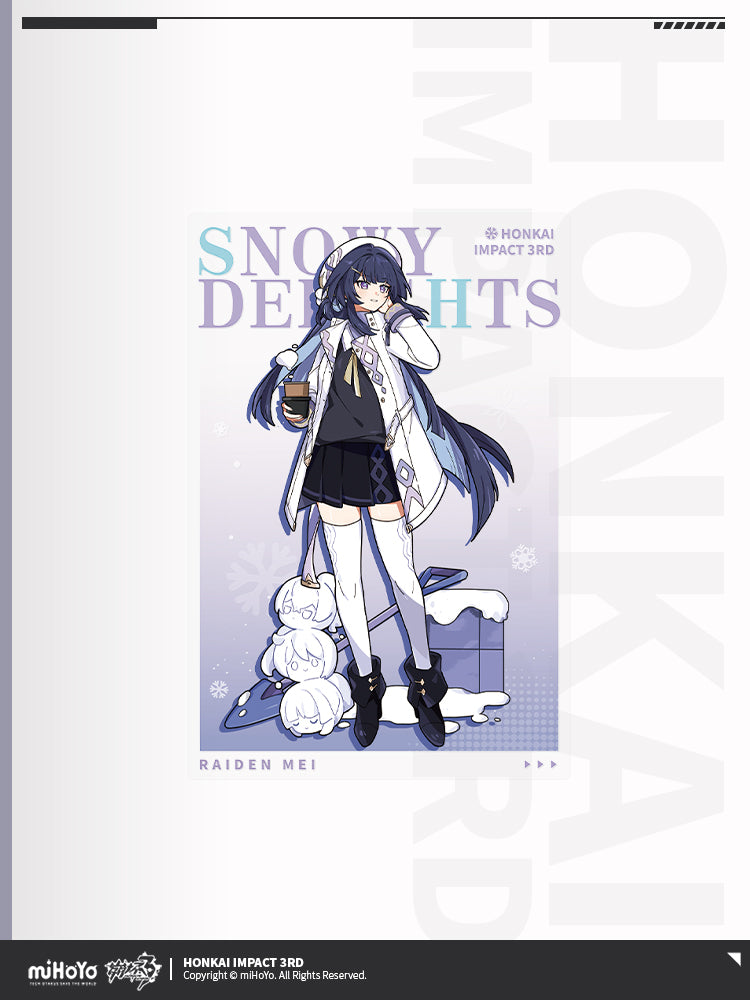 Postcard Set [Honkai Impact 3rd] - Snowy Delights