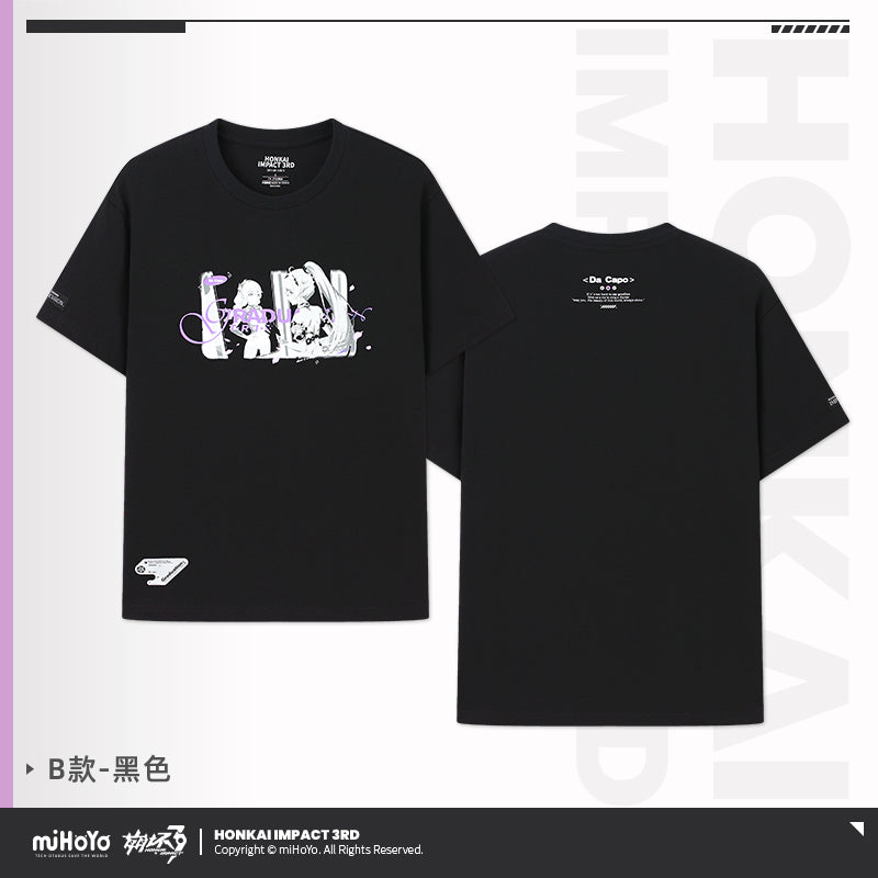 T-Shirt [Honkai Impact 3rd] Type B - Graduation Trip - Kiana Impressions (Plusieurs Modèles)