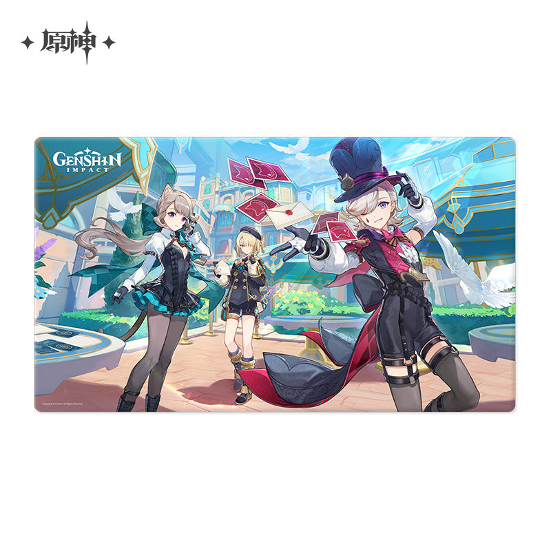 Mousepad [Genshin Impact] - A rendez vous in Fontaine - Genshin Offline Exhibition "Aventure sans fin en Teyvat / Endless adventure in Teyvat" [Fontaine]