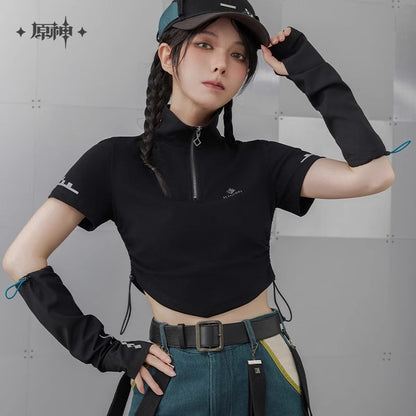 T Shirt Demi-Sleeve a Zip [Genshin Impact] - Kinich Impression Collection