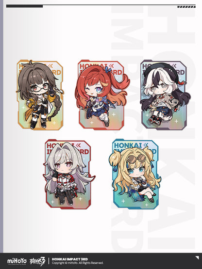 Carte impression laser [Honkai Impact 3rd] - Part 2 Chibi series - (Plusieurs Modèles)