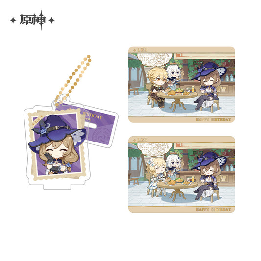 Acrylic Strap Standee Set [Genshin Impact] - Lisa - Photos of a Good Time series