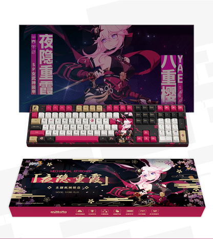 Clavier Mecanique 5108B PLUS (Remake ver.) QWERTY Wireless 108 touches [Honkai Impact 3rd] - Yae Sakura - Night Kasumi