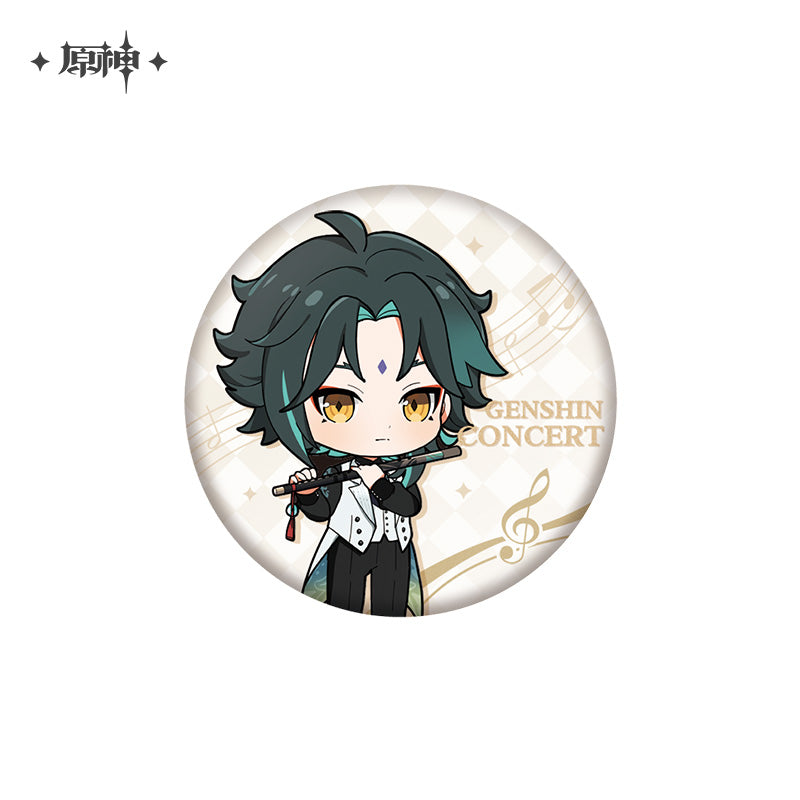 Badge [Genshin Impact] - Chibi ver. - GENSHIN CONCERT 2023 "Melodies of an Endless Journey" (plusieurs modèles)