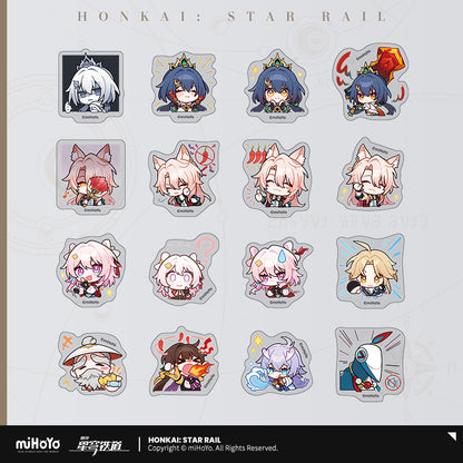 Set de Stickers [Honkai: Star Rail] - 2.4 a 2.6 - Série Emoticônes / Sticker - Pom Pom Exhibition Hall series vol.2