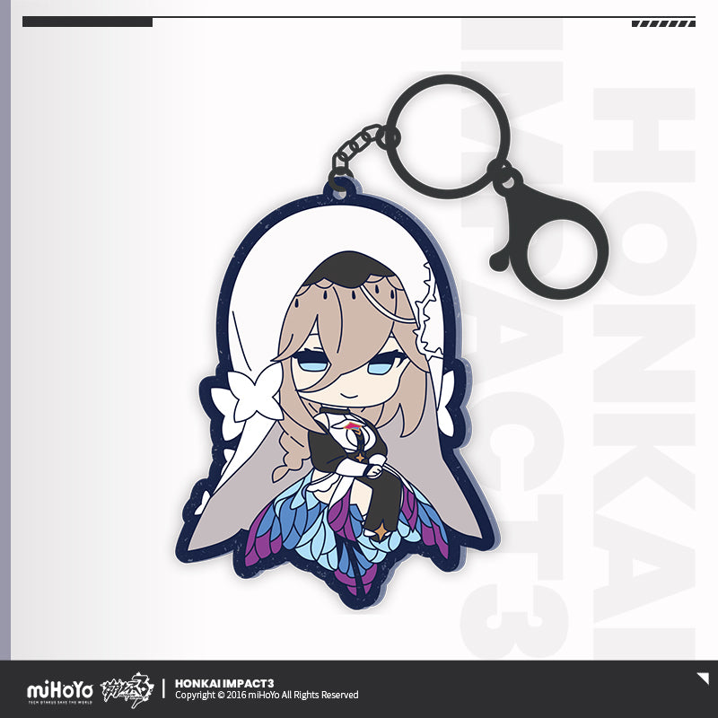 Rubber Keychain [Honkai Impact 3rd]  - Aponia - Disciplinary Perdition ver.