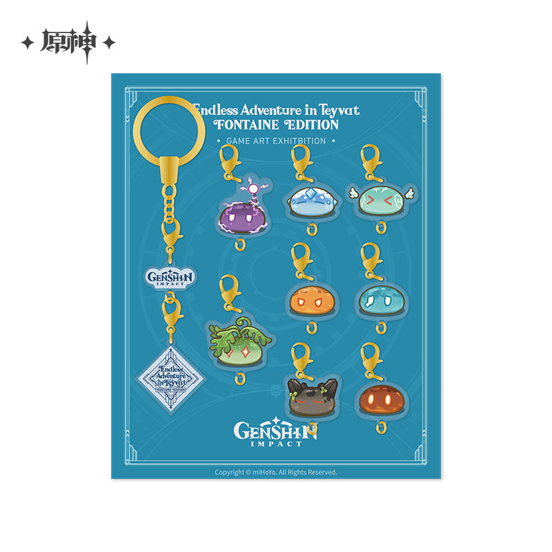 Acrylic Strap Set Slime [Genshin Impact] - A rendez vous in Fontaine - Genshin Offline Exhibition "Aventure sans fin en Teyvat / Endless adventure in Teyvat" [Fontaine]