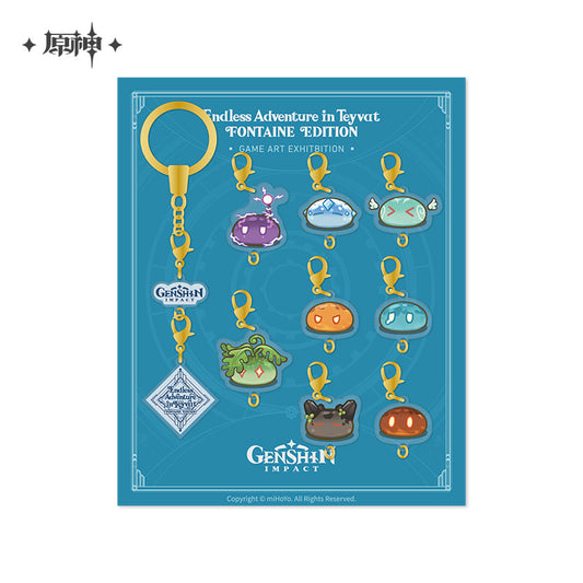 Acrylic Strap Set Slime [Genshin Impact] - A rendez vous in Fontaine - Genshin Offline Exhibition "Aventure sans fin en Teyvat / Endless adventure in Teyvat" [Fontaine]