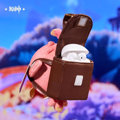 Peluche Keychain parlant avec Sacoche Porte Ecouteurs [Genshin Impact] - Cacucu