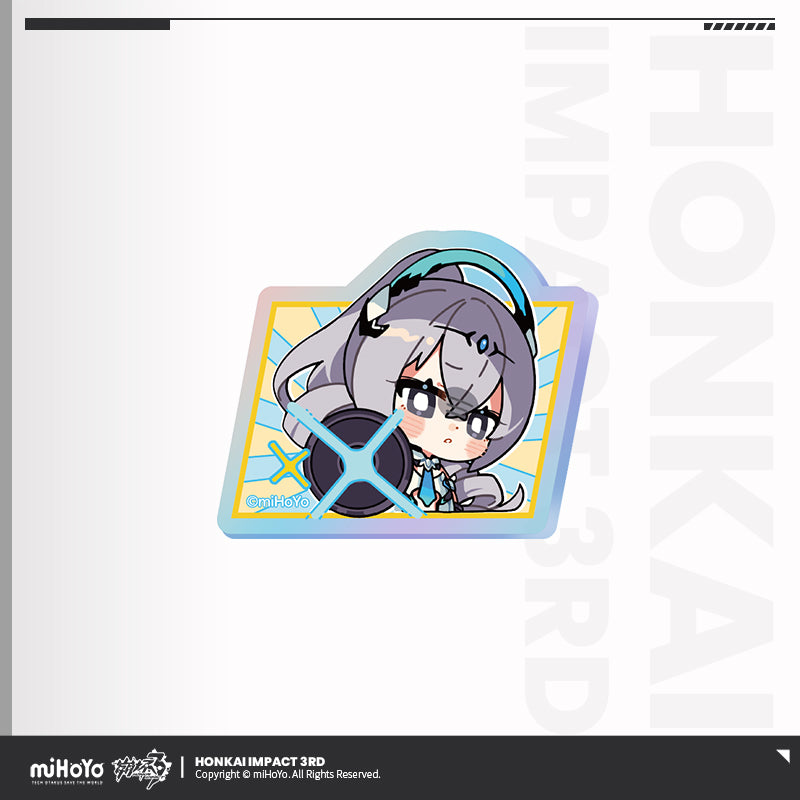 Badge Acrylic [Honkai Impact 3rd] collection HONKAI MEME (plusieurs modèles)