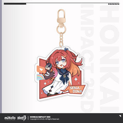 Acrylic Strap [Honkai Impact 3rd] - Part 2 - Chibi Tea Party - (Plusieurs Modèles)