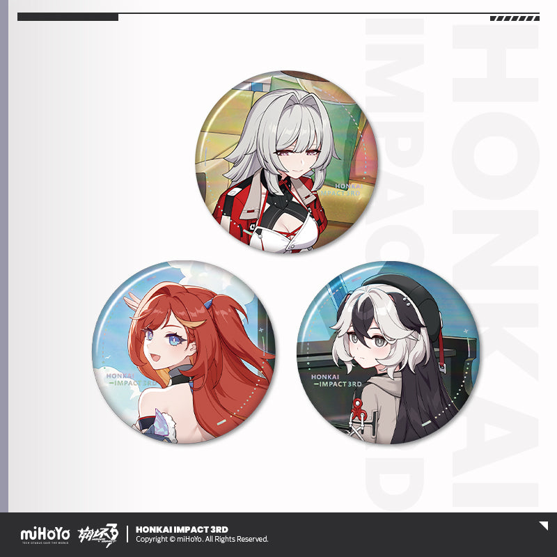 Set de 3 Badge [Honkai Impact 3rd] - Part 2 Stigmata Series - A Perfect Morning's First Light!