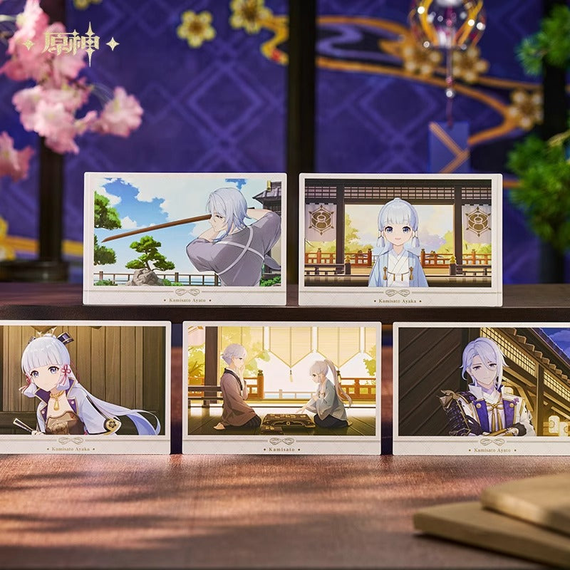 (Vente limitee jusqu'au 18/06/25)(Fabriqué sur commande) Gift Box [Genshin Impact] - Kamisato - Tsubaki in Thawing Snow