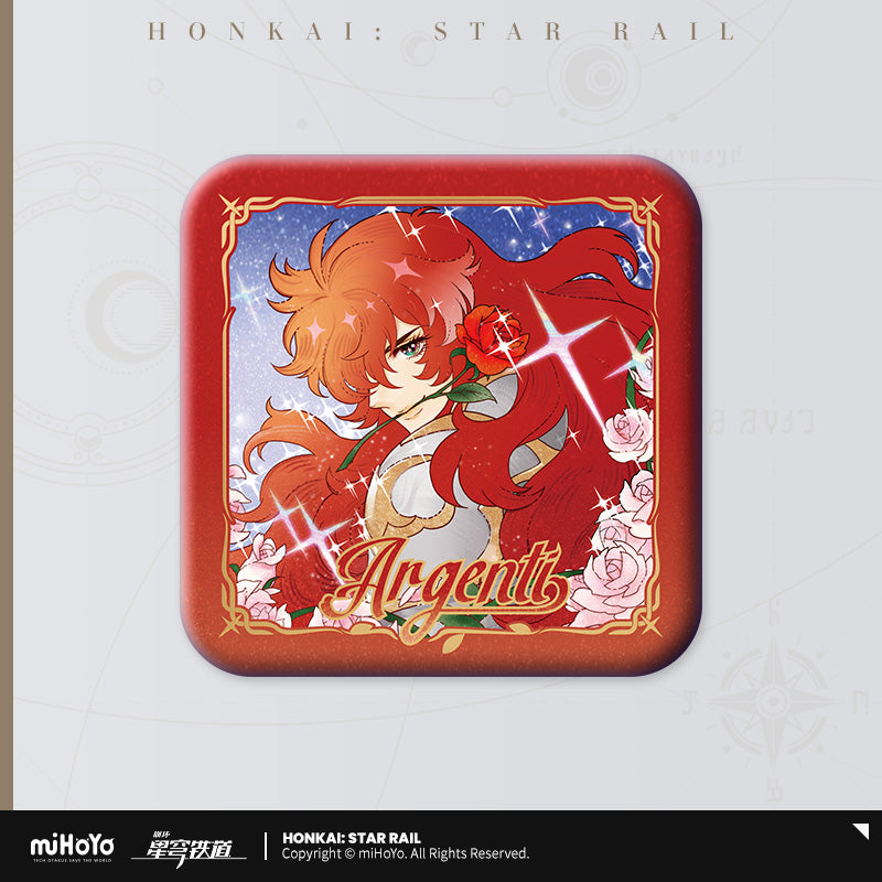 Badge [Honkai: Star Rail] - Argenti - Pure and Beautiful Series (plusieurs modèles)