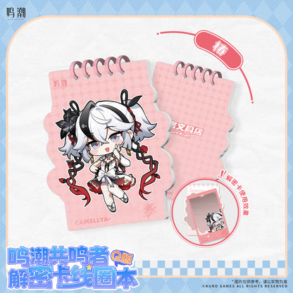 Carnet + Carte PVC [Wuthering Waves] - Chibi Resonator Theme