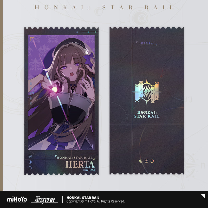 Ticket Laser de Collection Set [Honkai: Star Rail] - Countdown Departure (Ensemble de 7)