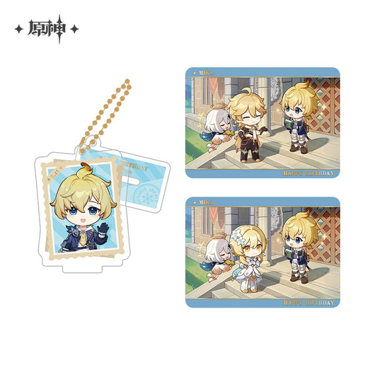 Acrylic Strap Standee Set [Genshin Impact] - Mika - Photos of a Good Time series