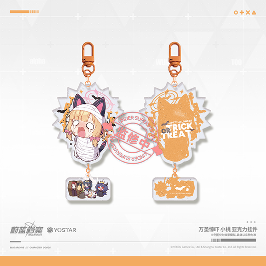 Acrylic Keychain [Blue Archive] - Saiba Momoi - Halloween Trick or Treat