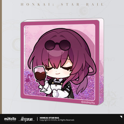 Glitter Fridge Magnet [Honkai: Star Rail] - Série Emoticônes / Sticker (plusieurs modèles)