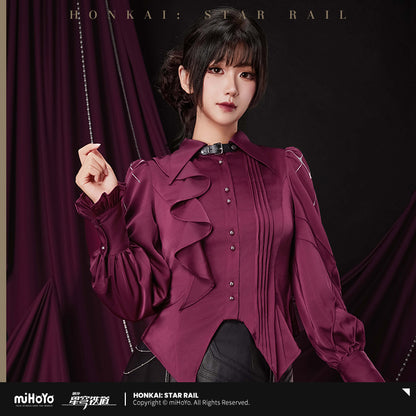 Chemise Slim Bordeaux [Honkai Star Rail] - Kafka Impressions